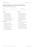 Free Guest-Ready Turnover Checklist